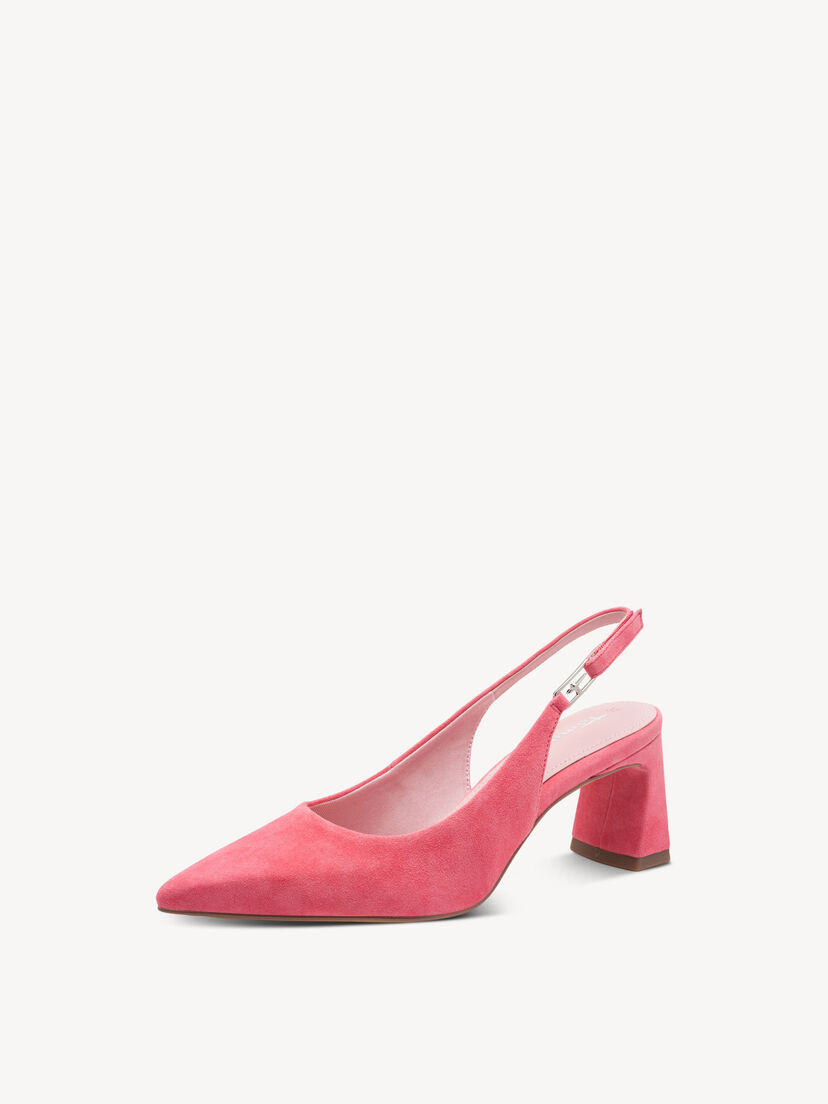 Leren Slingpumps - pink, pink, hi-res