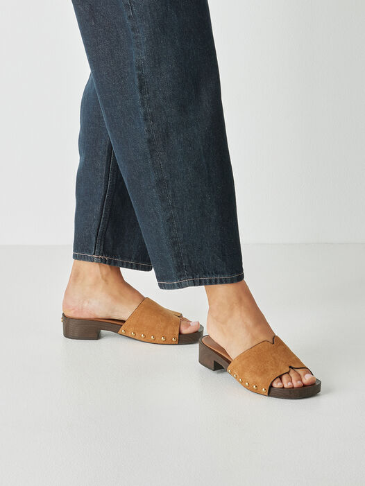 Slipper, cognac, hi-res