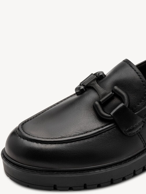 Slipper, BLACK LEATHER, hi-res