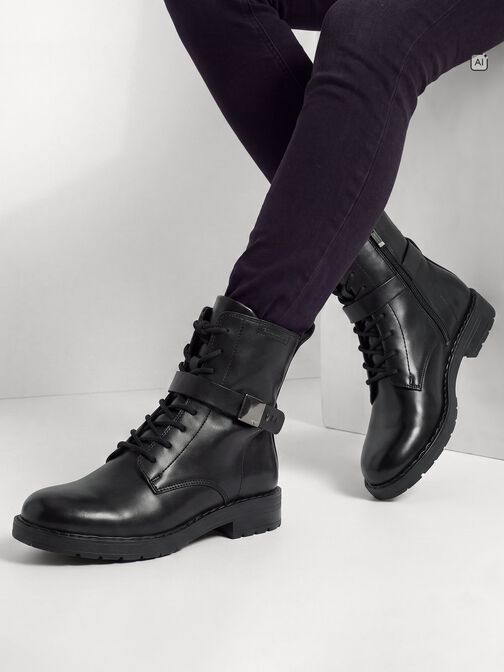 Bootie, BLACK, hi-res