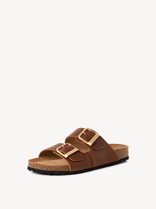 Mule, COGNAC PULL-UP, hi-res