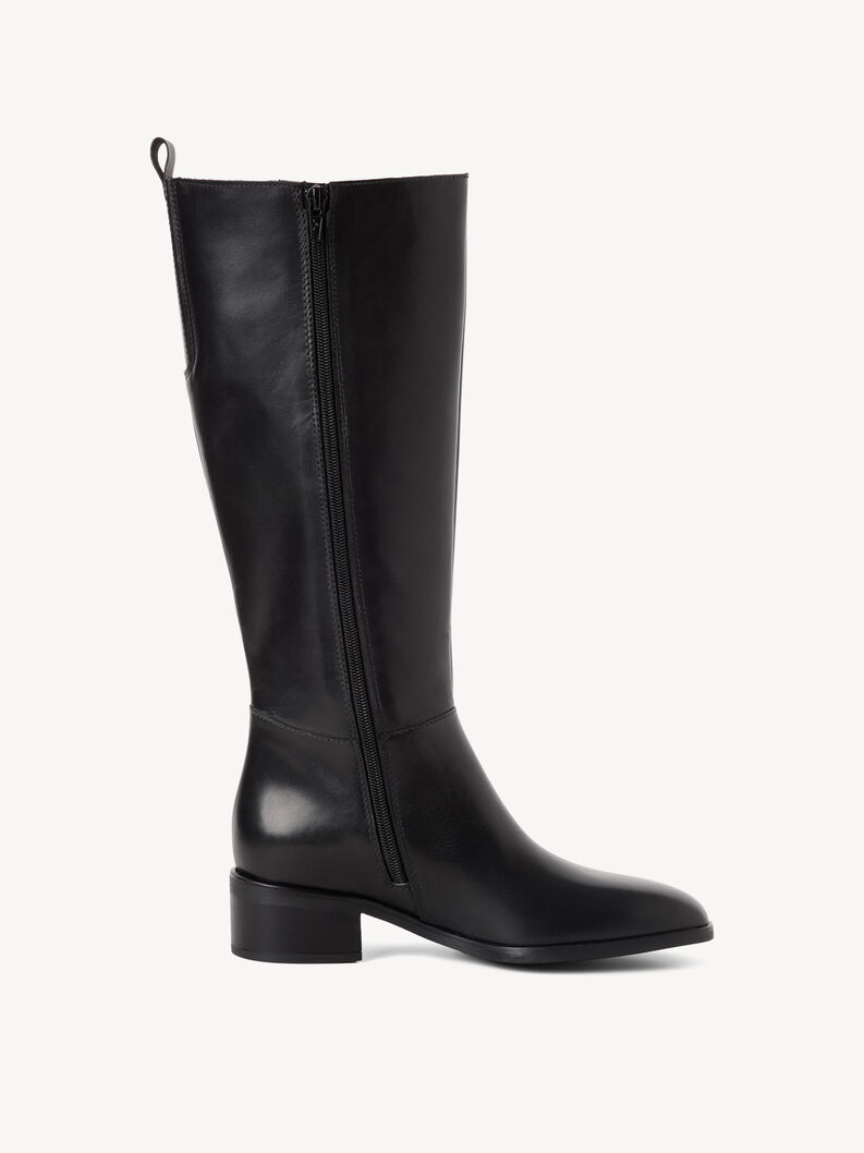 Lederstiefel - schwarz, BLACK LEATHER, hi-res
