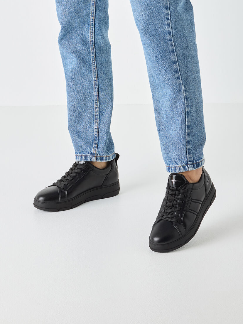 Sneaker - zwart, BLACK UNI, hi-res