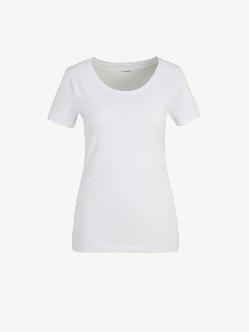 T-shirt - white, Bright White, hi-res