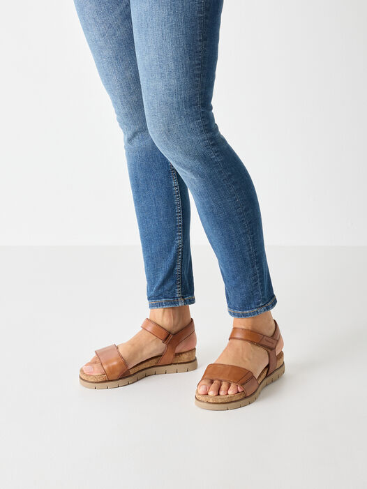 Sandaaltje, COGNAC NAPPA, hi-res