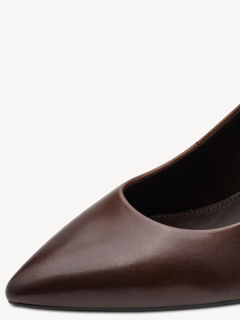 Lederpumps - braun, MAHOGANY LEA., hi-res