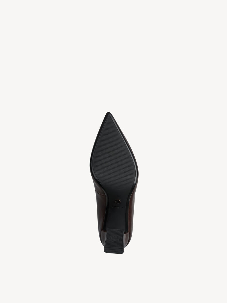 Leather Pumps - brown, MAHOGANY LEA., hi-res