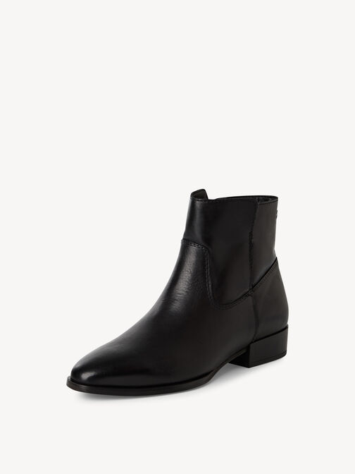 Bottine, BLACK LEATHER, hi-res