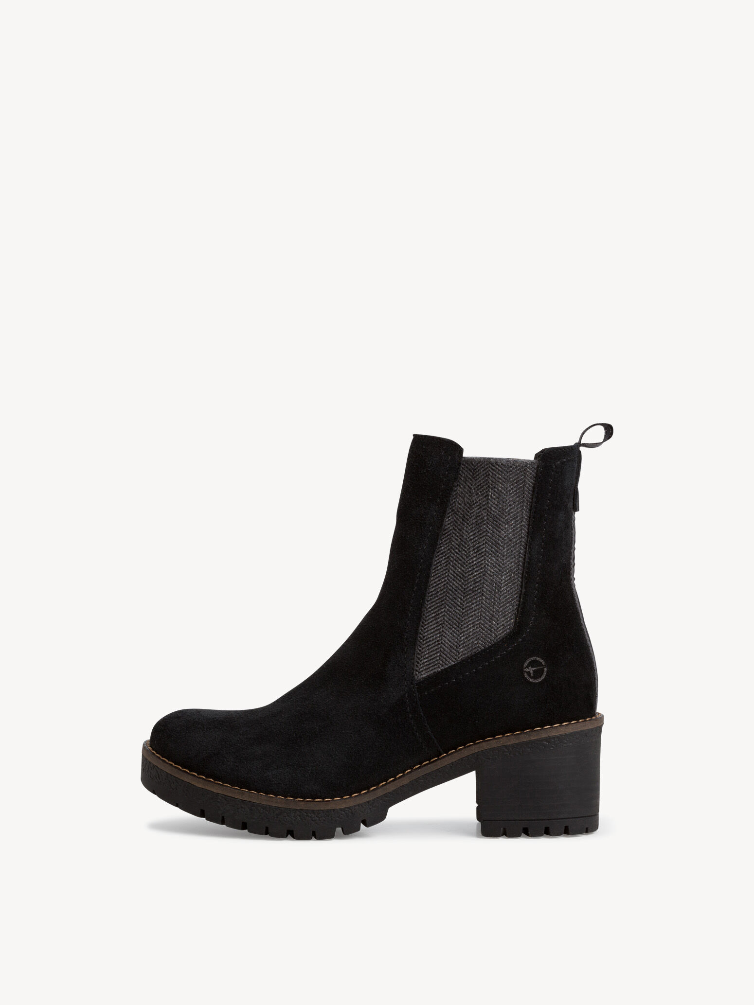 leather chelsea booties