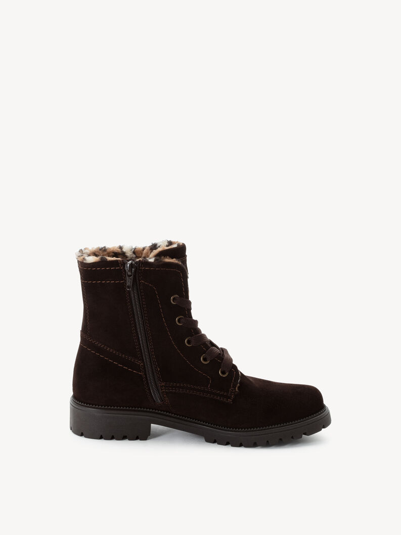 Lederstiefelette - braun Warmfutter, MOCCA SUE.COMB, hi-res