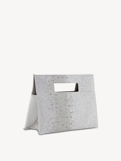 Clutch, silver, hi-res