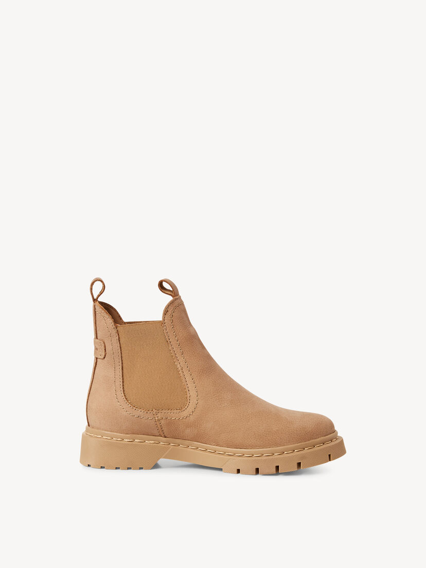 Leren Chelseaboot - beige, BEIGE NUBUC, hi-res