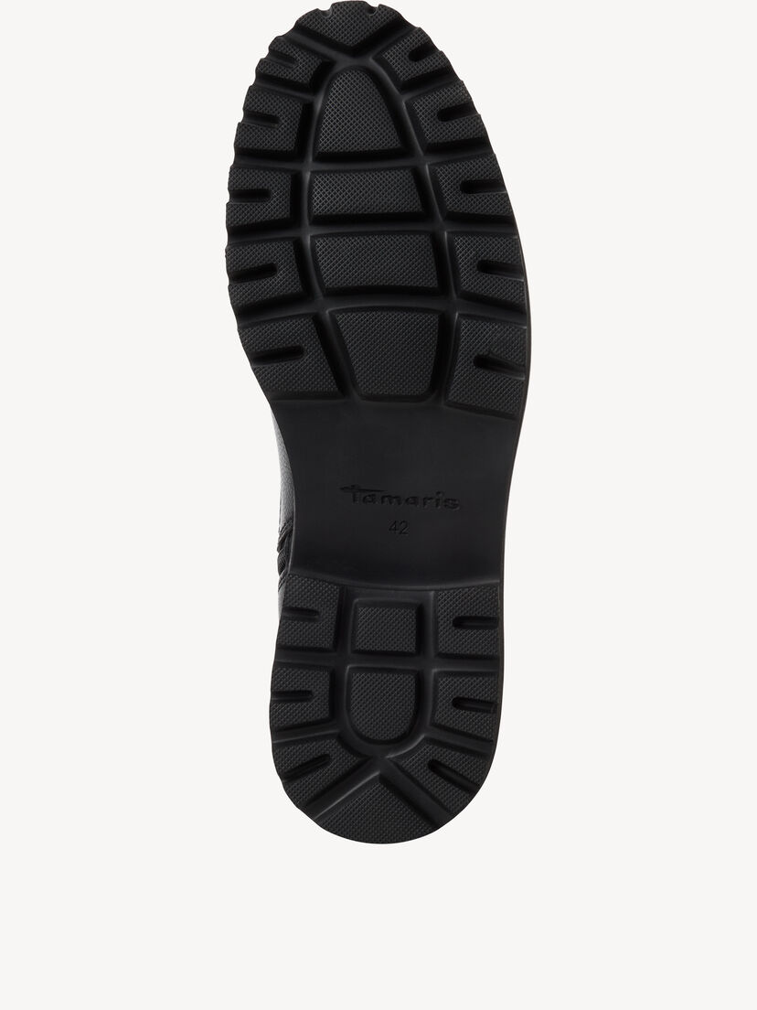 Leren Chelseaboot - zwart, BLACK LEATHER, hi-res
