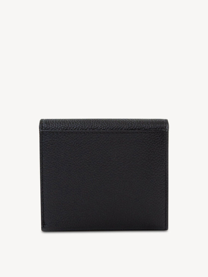 Leren Portemonnee - zwart, black, hi-res