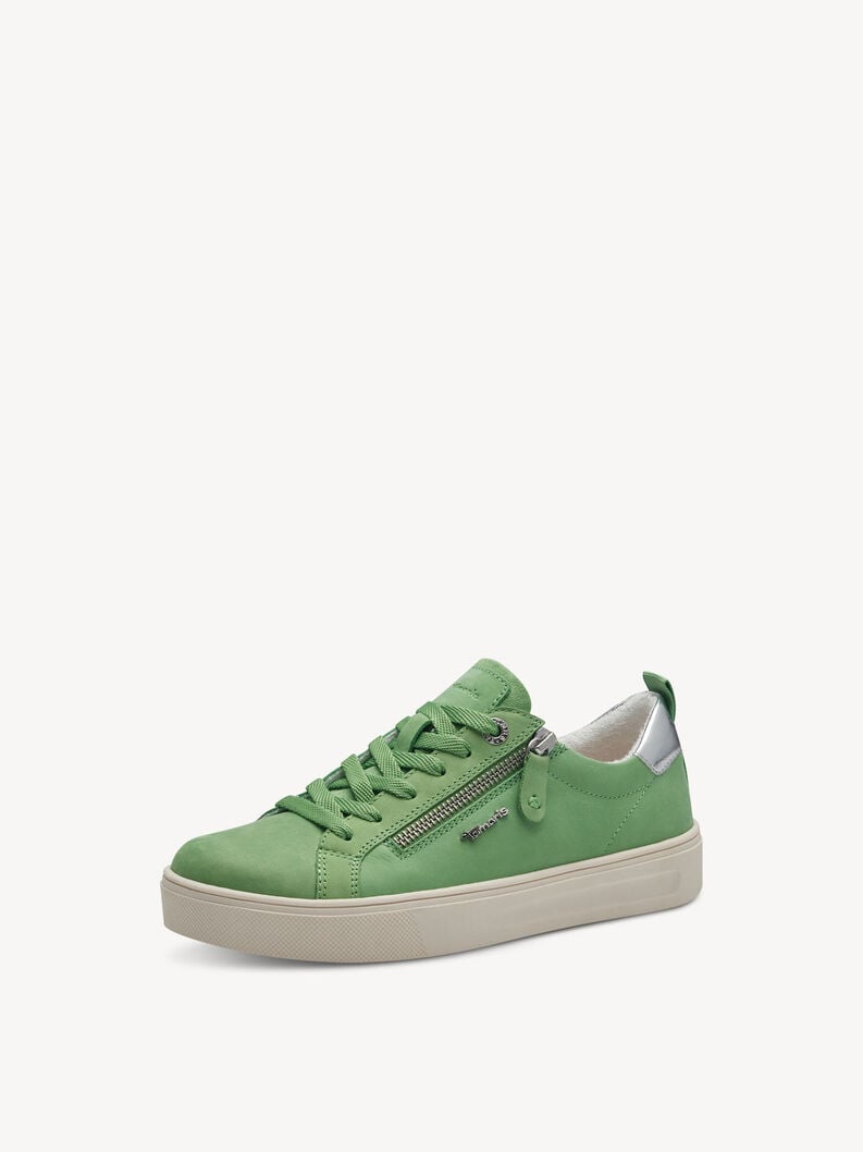 Sneaker - groen, LT GREEN NUBUC, hi-res