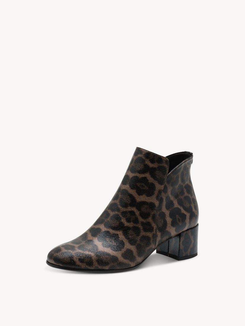 Enkellaarsje - bruin, LEOPARD, hi-res