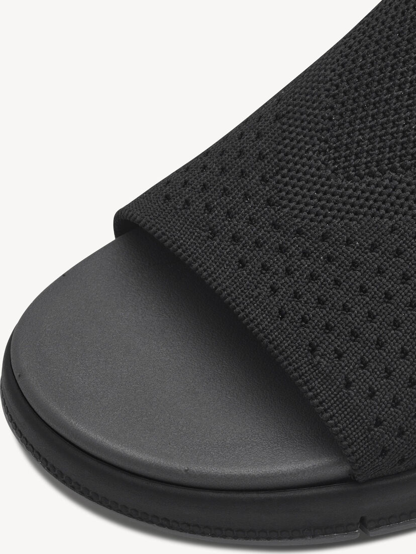 Sandaaltje - zwart, BLACK, hi-res