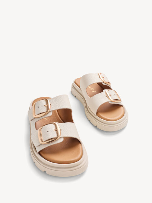 Mule, IVORY LEATHER, hi-res