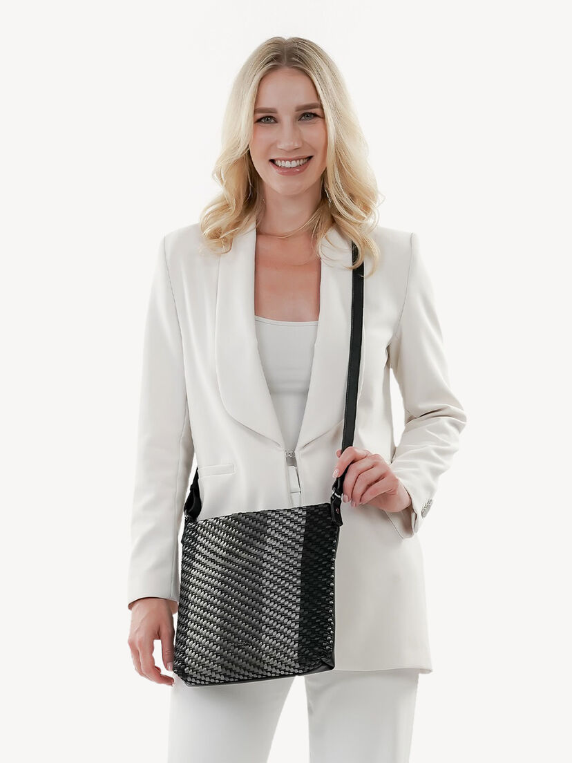 Schoudertas - zwart, black, hi-res