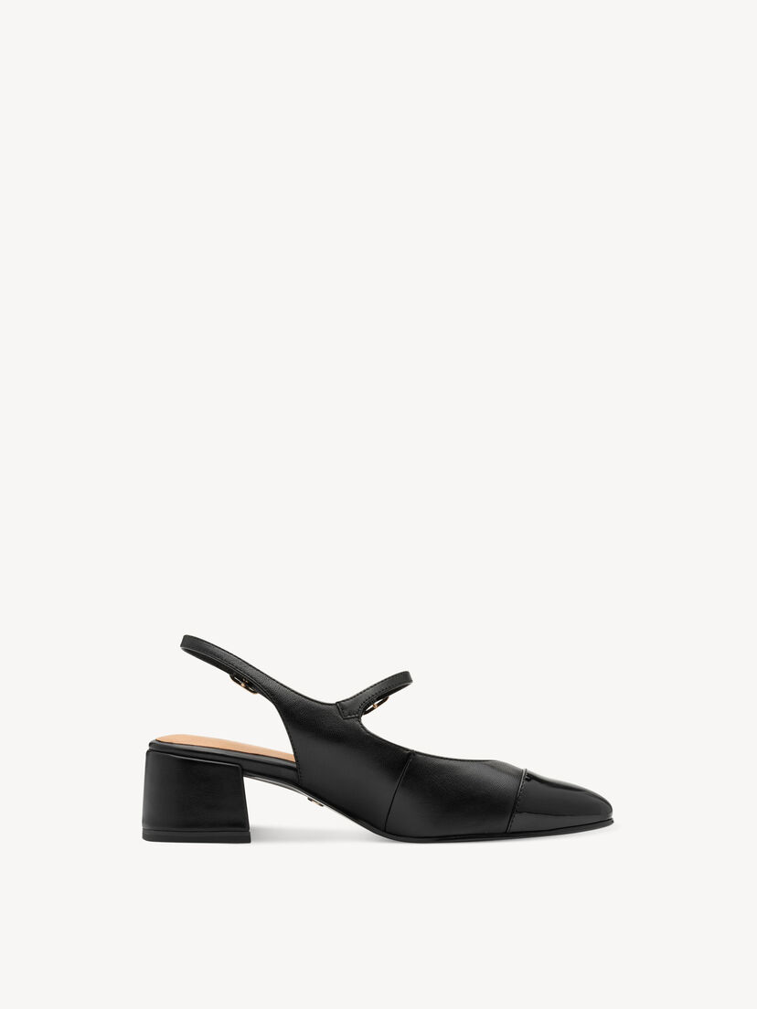 Slingpumps - zwart, BLACK UNI, hi-res