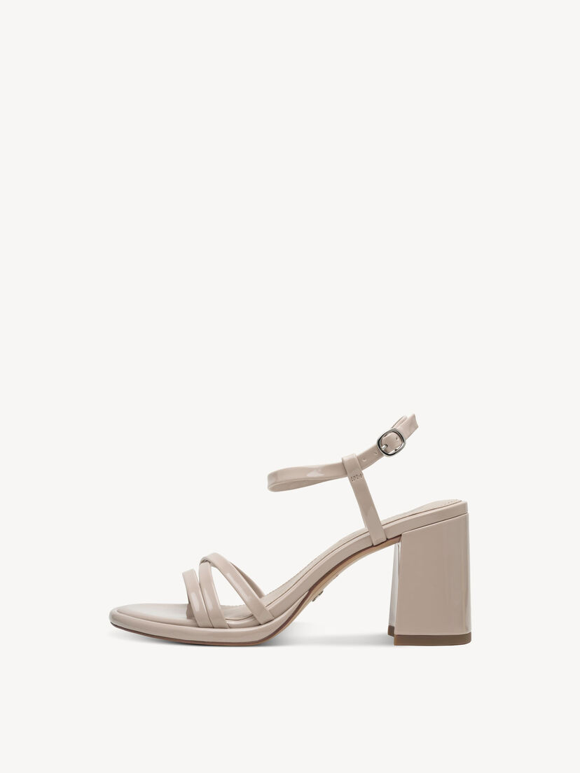 Sandaaltje - beige, BEIGE PATENT, hi-res