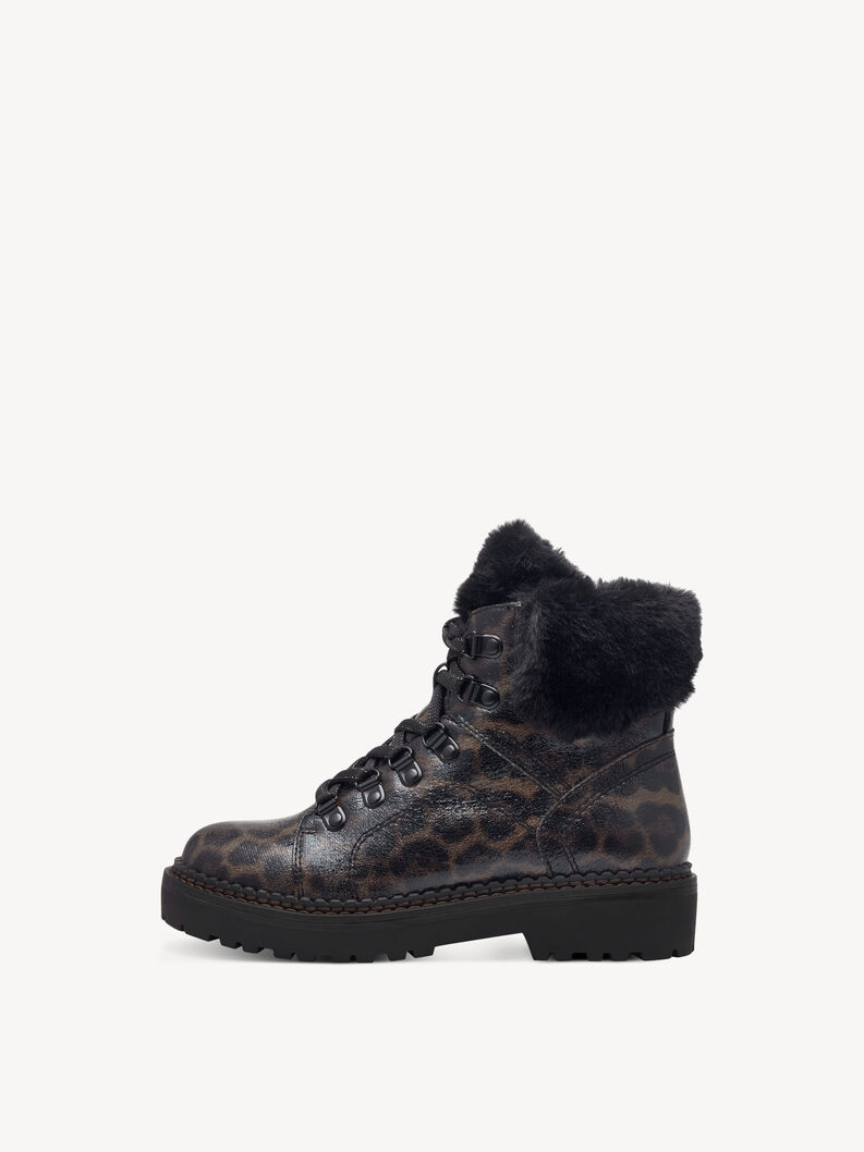 Støvletter - brun warm lining, LEOPARD, hi-res