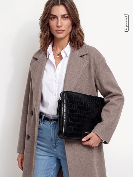 Laptop bag, black, hi-res