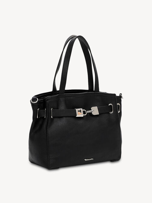 Shopping bag, black, hi-res