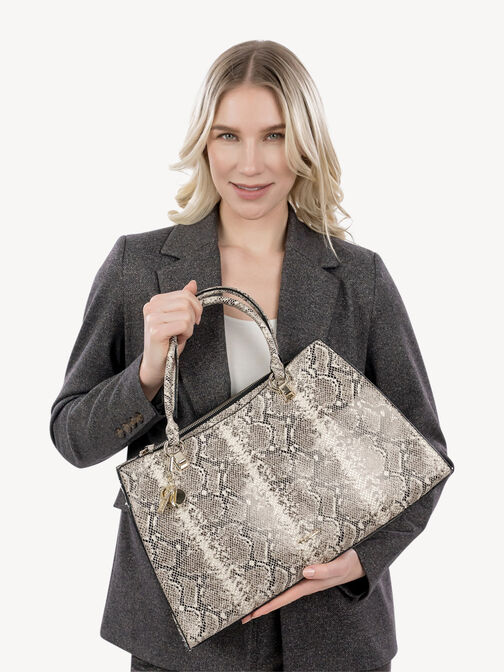 Shopper, beige, hi-res