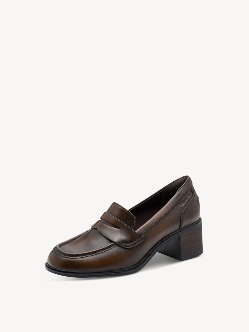 Leather Trotteur - brown, CIGAR, hi-res