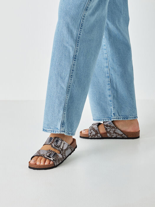 Slipper, BLACK/SNAKE, hi-res