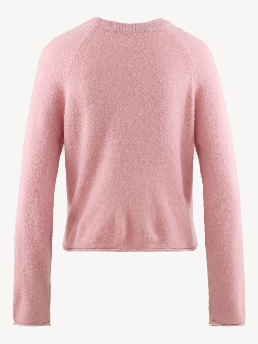 Gebreide trui - roze, Lilas, hi-res