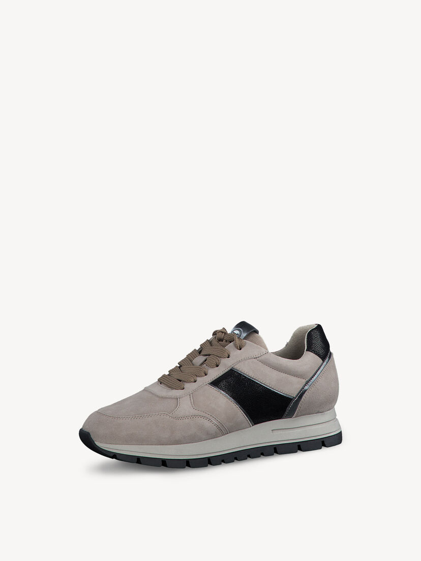 Leren Sneaker - bruin, TAUPE COMB, hi-res