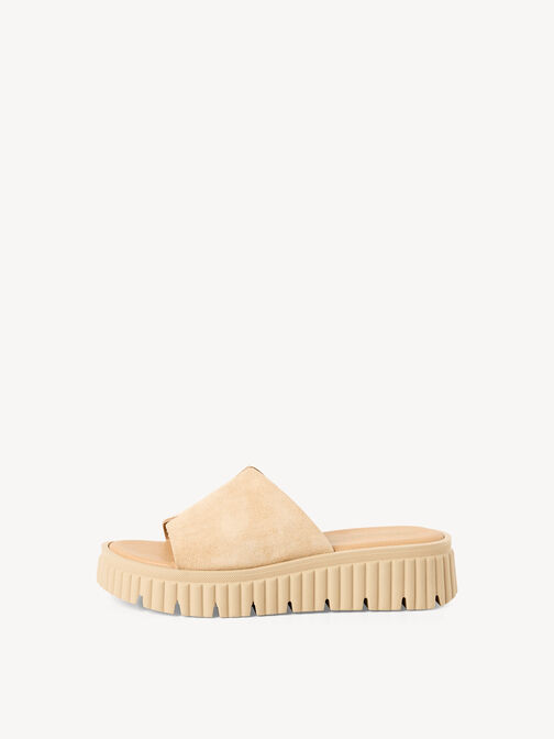 Pantolette, BEIGE SUEDE, hi-res