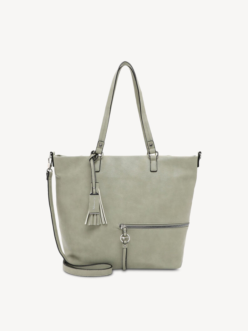 Shopping bag - green, sage, hi-res