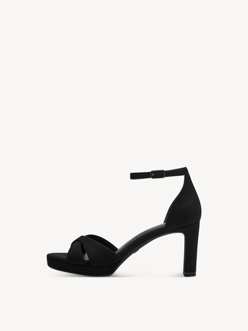 Sandaaltje - zwart, BLACK, hi-res