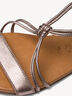 Leather Sandal - beige, CHAMPAGNE MET., hi-res