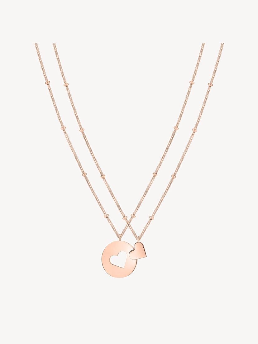 Ketting set - rosegoud, ros&eacute;, hi-res