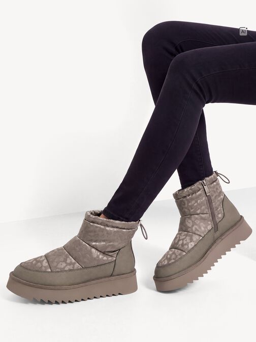 Bootie, GREY LEOPARD, hi-res