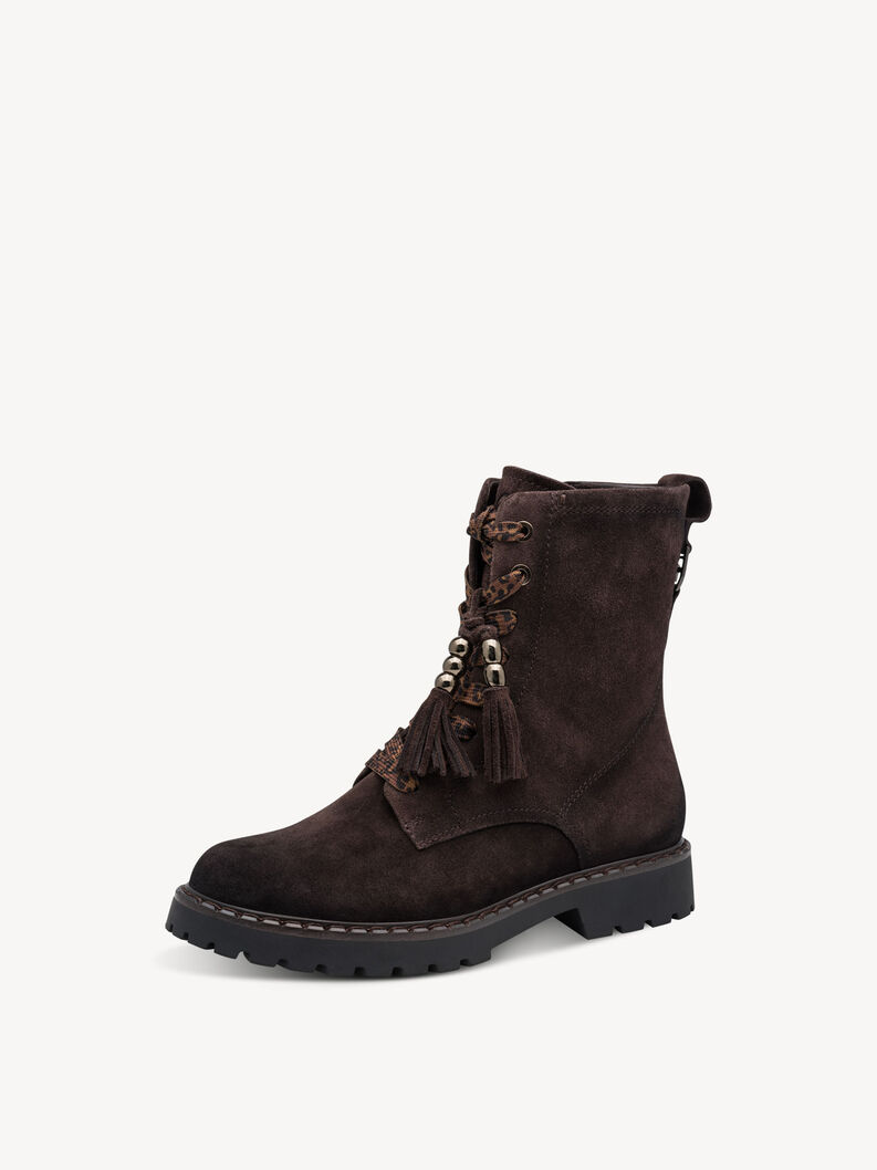 Lederstiefelette - braun, MOCCA, hi-res