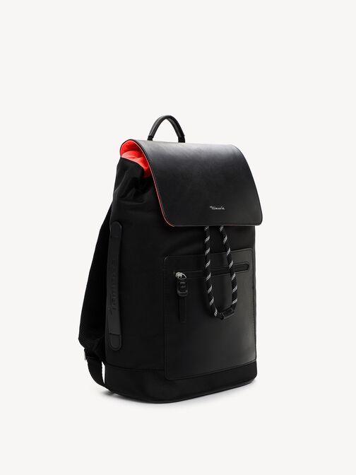 Rucksack, black/orange, hi-res