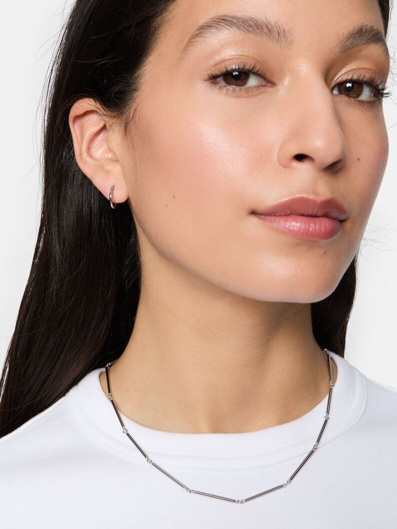 ﻿Creole earring, silber, hi-res