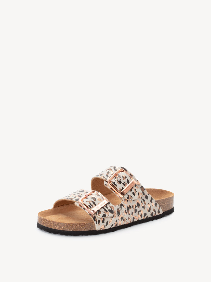 Slipper - beige, BEIGE/LEOPARD, hi-res