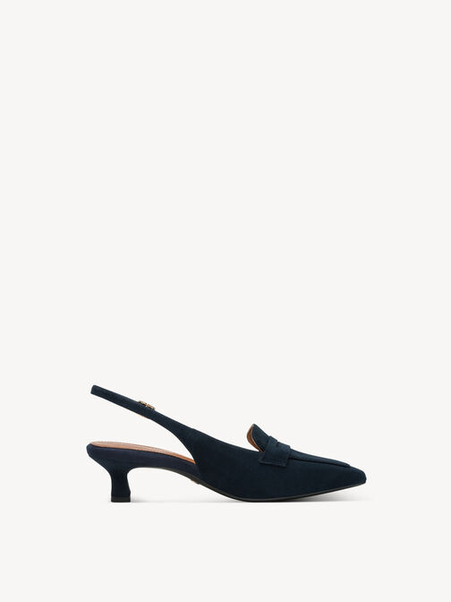 sling pumps, NAVY, hi-res