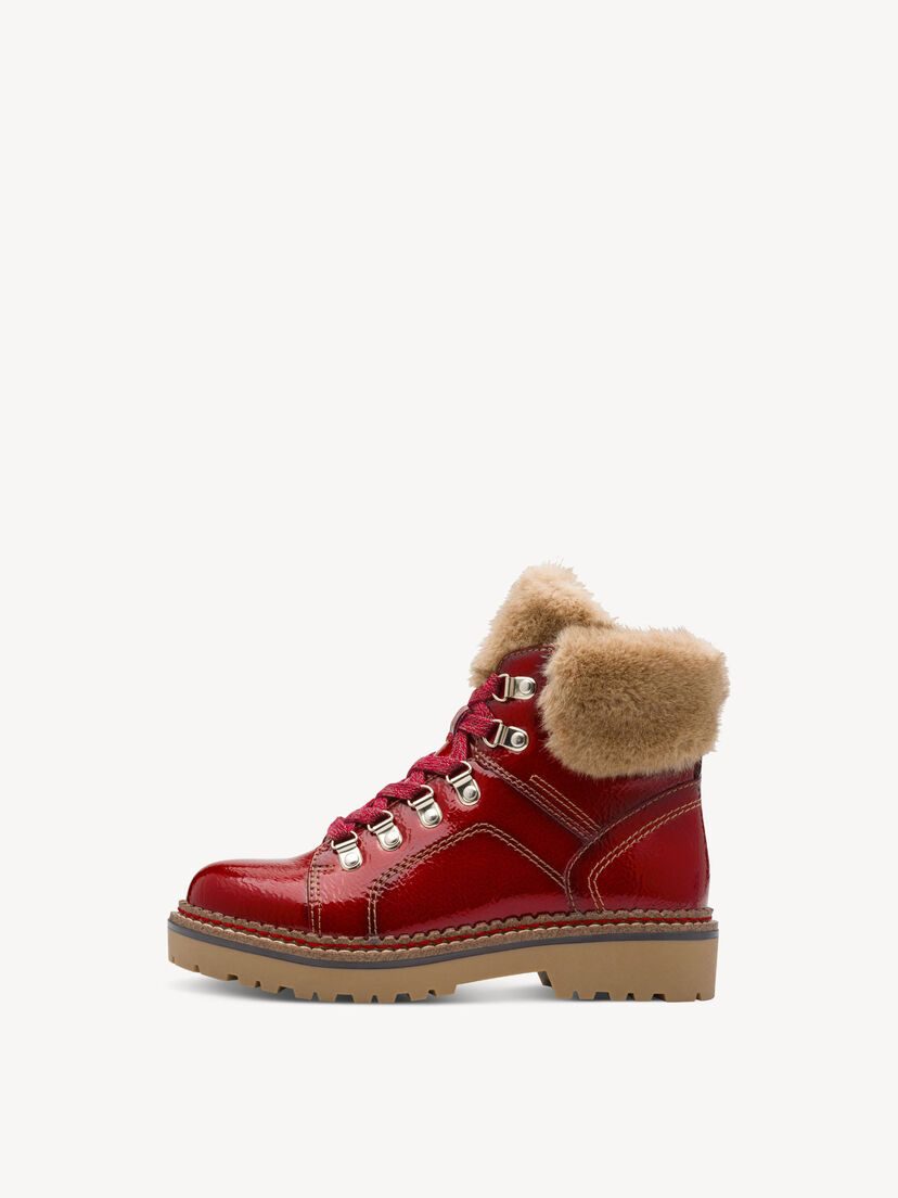 Enkellaarsje, RED PATENT, hi-res