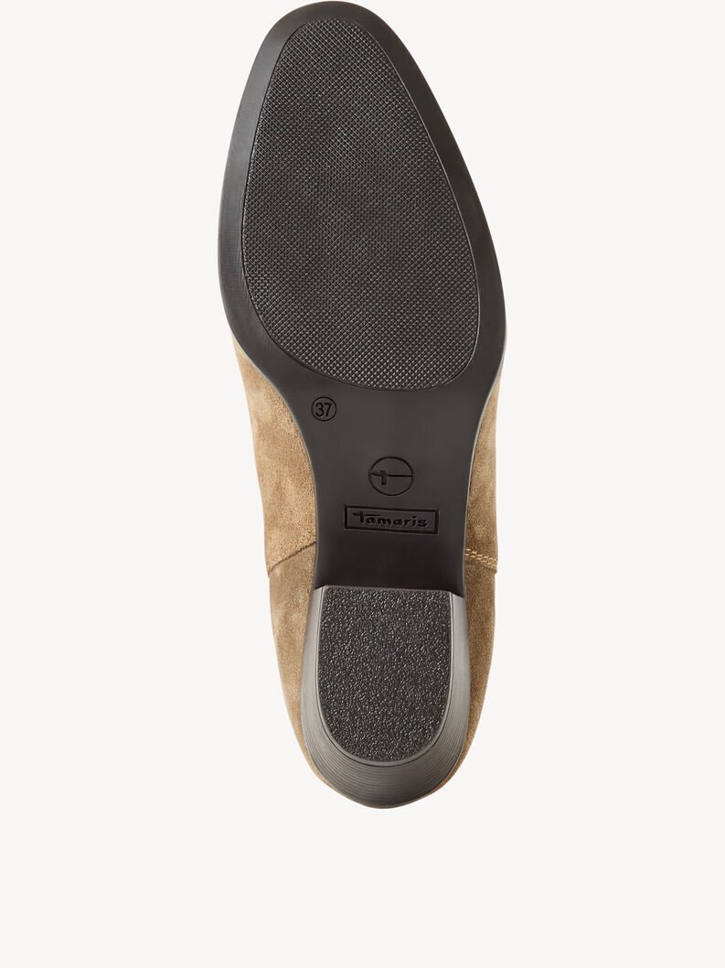 Leder Chelsea Boot - beige, BEIGE, hi-res