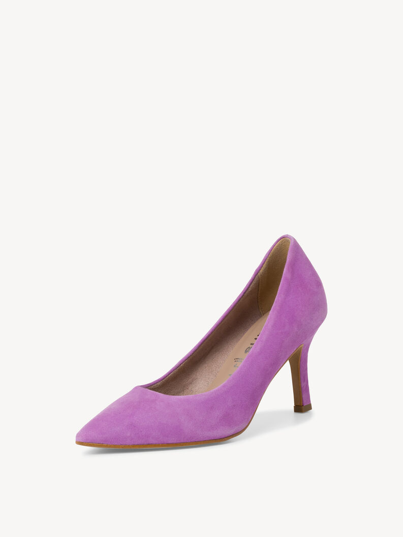 Leather Pumps - purple, LIGHT PURPLE, hi-res