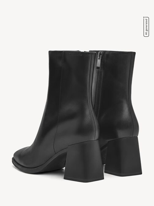Kotn&iacute;čkov&aacute; obuv, BLACK LEATHER, hi-res