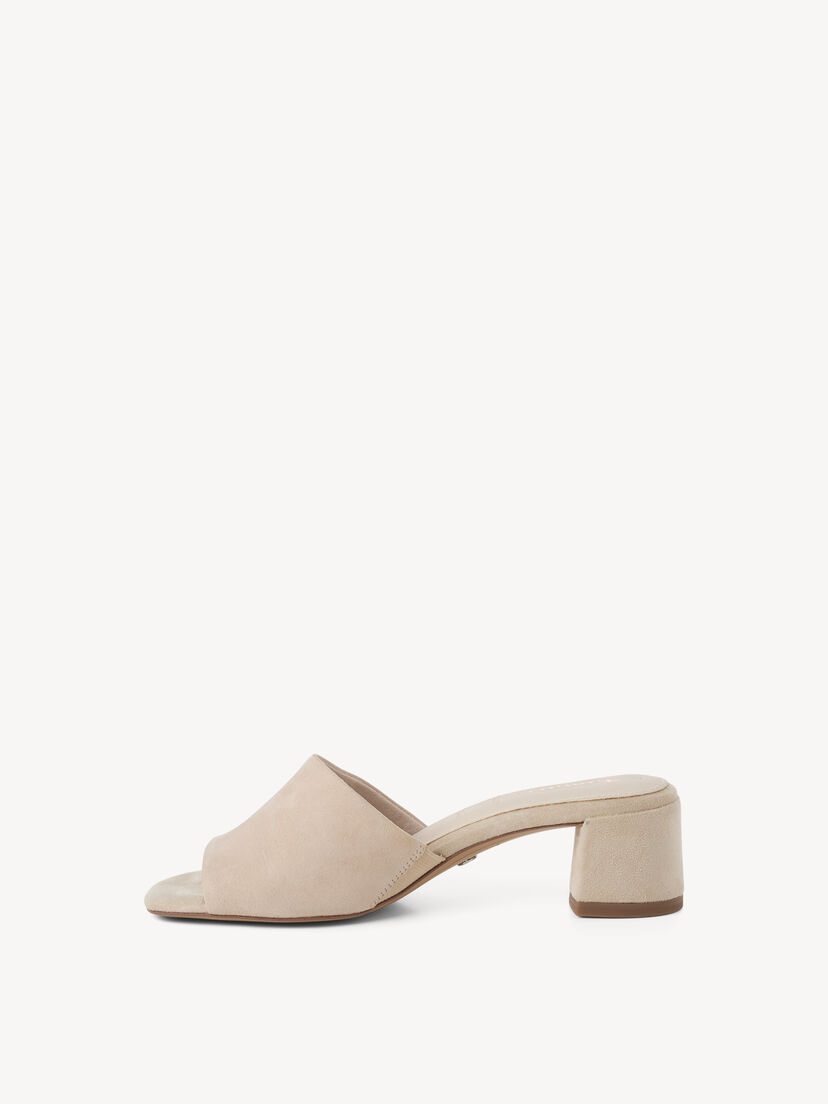 Leren Slipper - beige, NUDE SUEDE, hi-res