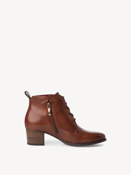 Enkellaarsje, cognac, hi-res